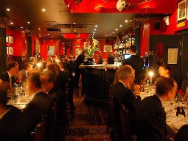 Boisdale of Belgravia's characterful dining room, perfect for a business dinner london.