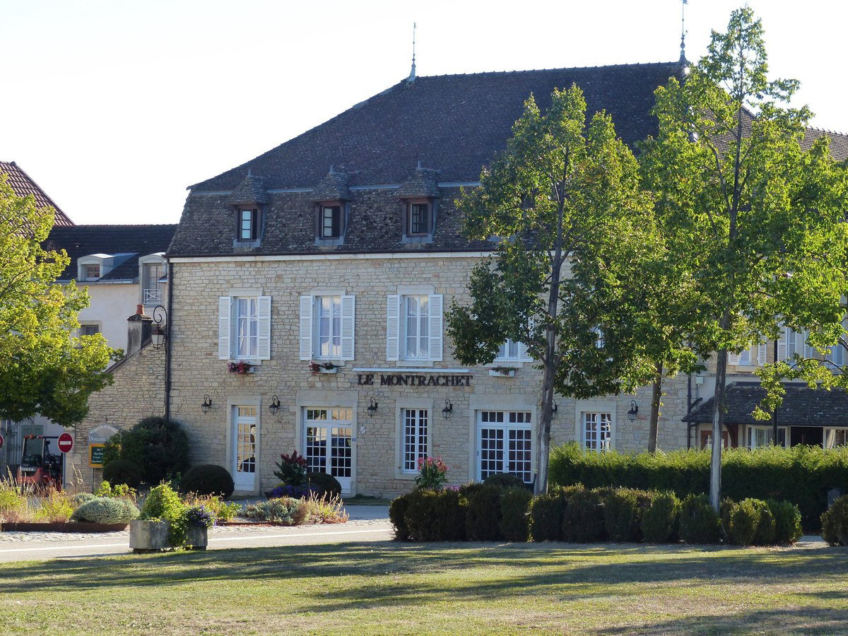 A charming stone building in Puligny-Montrachet, where Olivier Leflaive's lunch table fills fast.