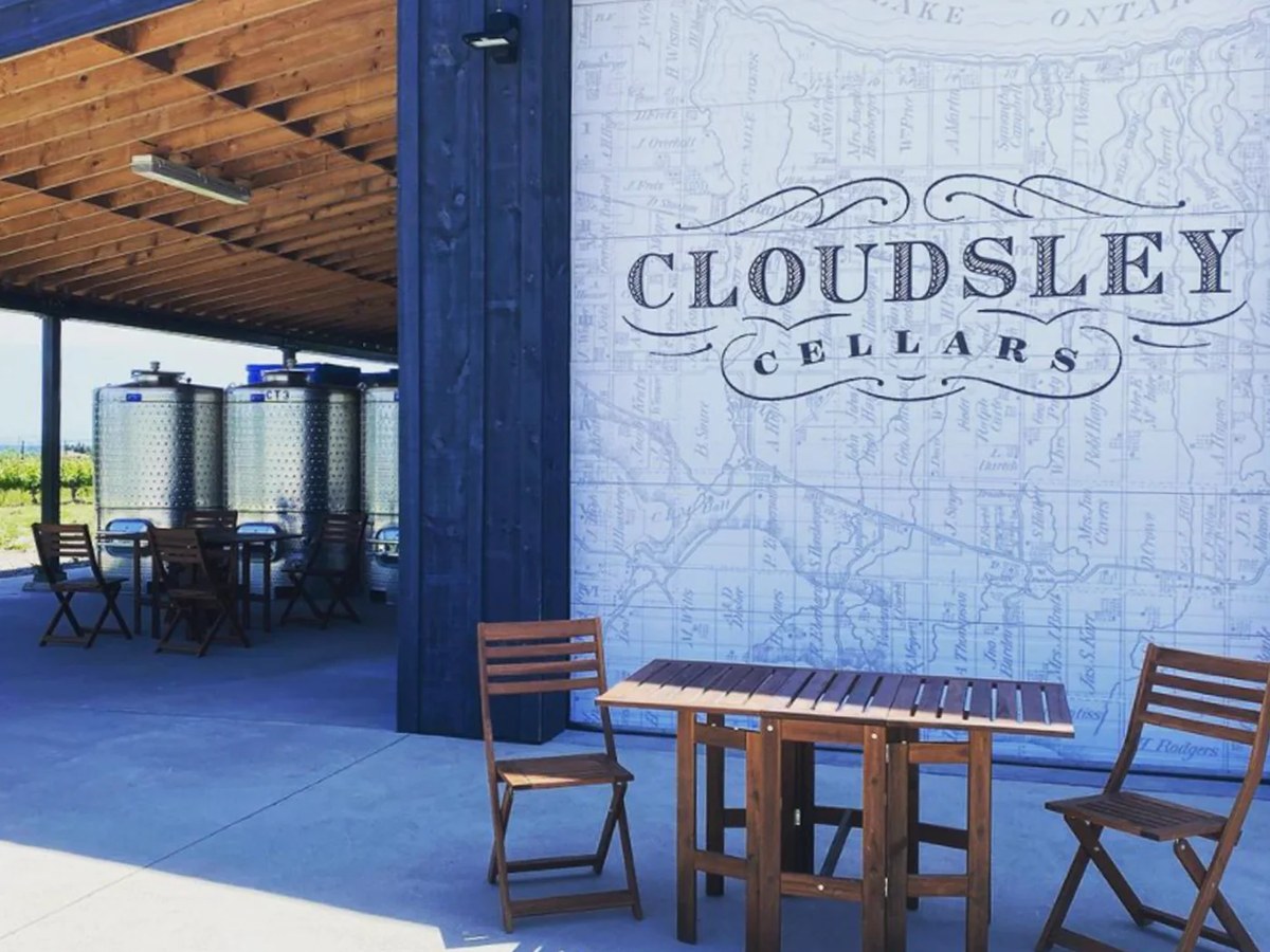 Cloudsley Cellars offers an intimate tasting experience, reflecting Adam Lowy's vision on the Twenty Mile Bench.