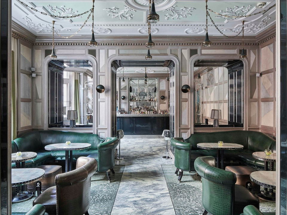 An intimate, jewel-box interior exemplifies Amex Fine Hotels + Resorts London's limited allocation.