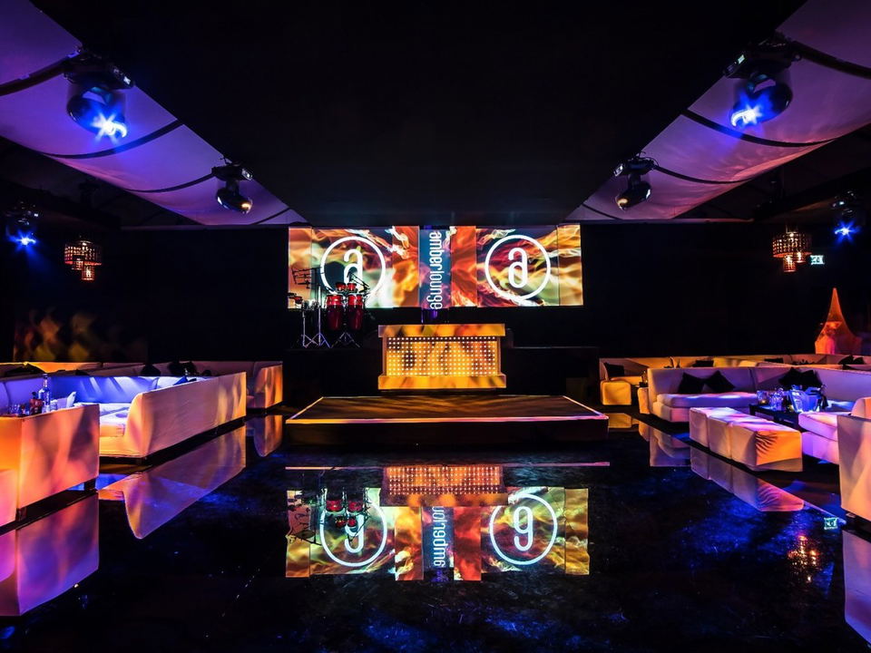 Amber Lounge lights up the Monaco Grand Prix with vibrant decor and VIP seating.