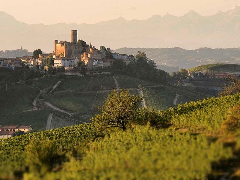 Vietti winery in Castiglione Falletto, a hilltop village nestled among the rolling vineyards of Barolo.