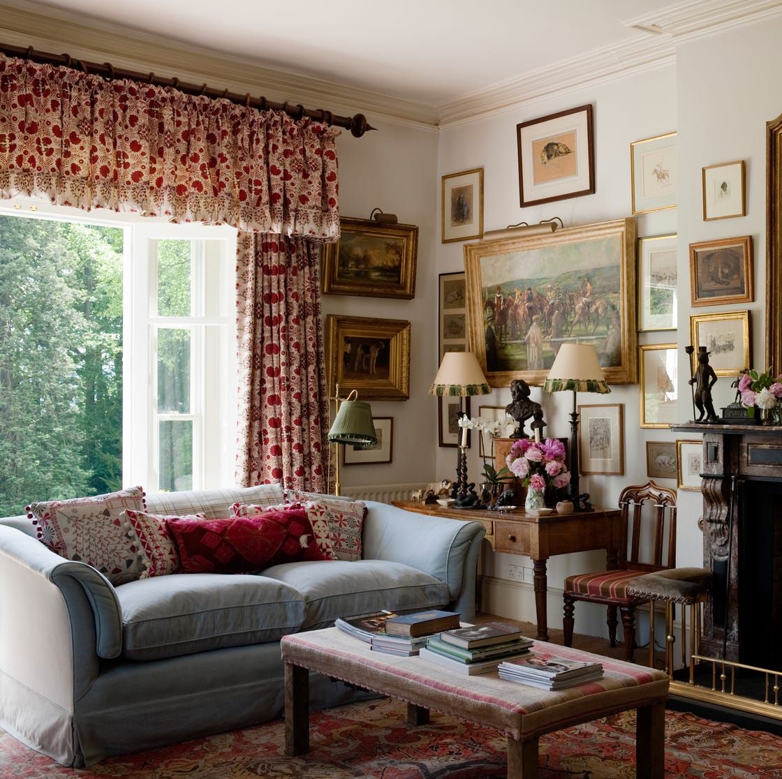 Making Your Choice, a gallery wall displays numerous framed artworks, creating a rich, layered aesthetic.