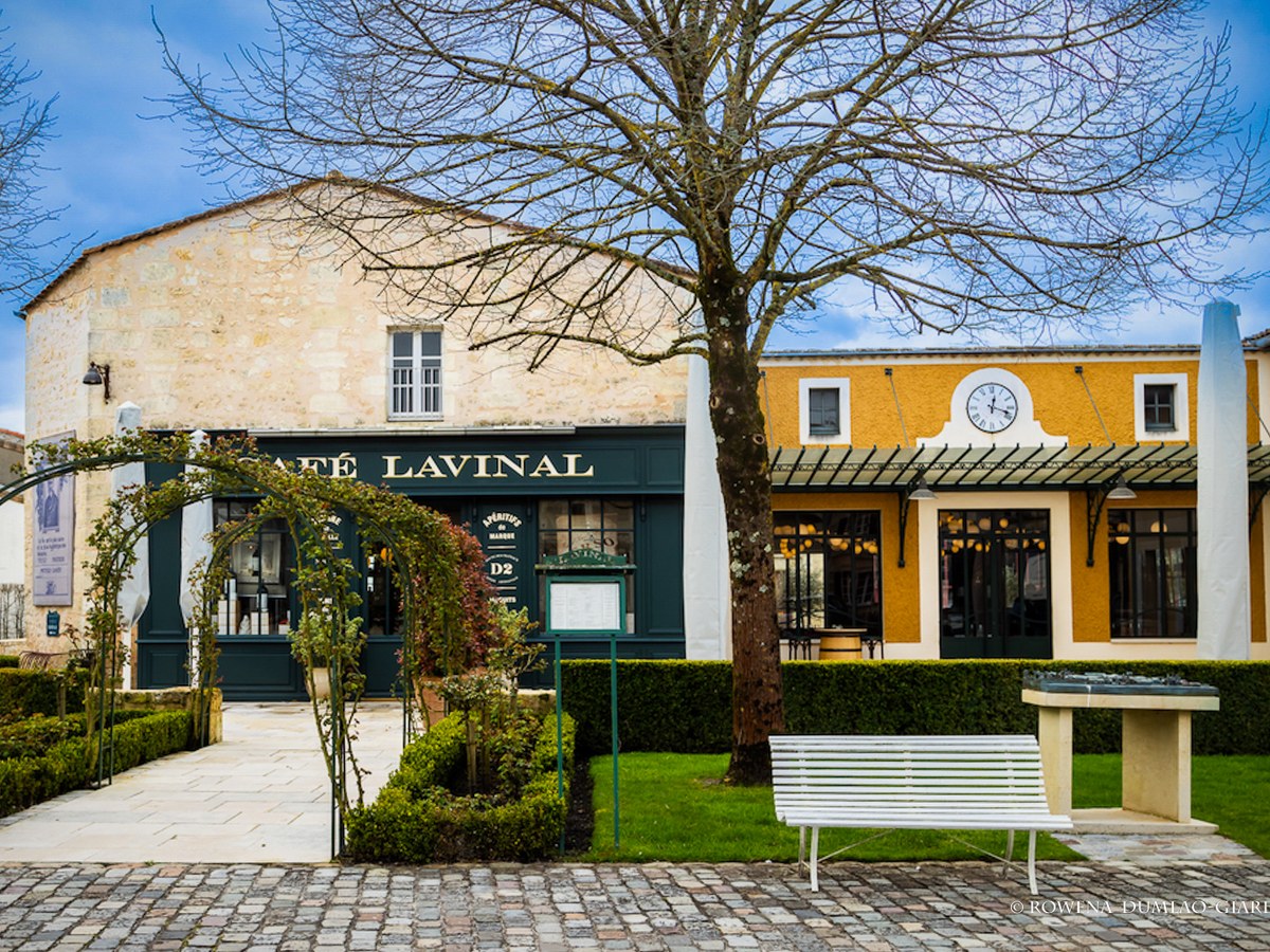 Café Lavinal, the Cazes family's café-brasserie in the village of Bages, beside Château Lynch-Bages.