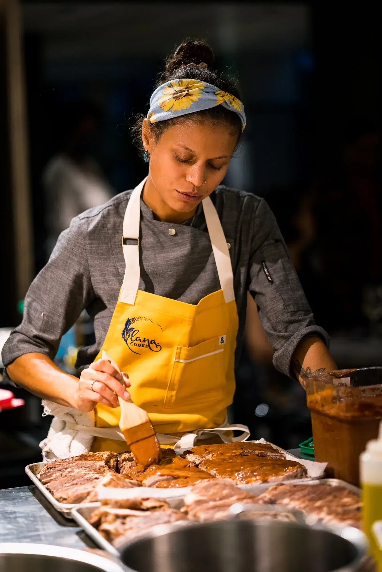 Cover image for guide: Chef at Creola restaurant Harlem: Lana Lagomarsini