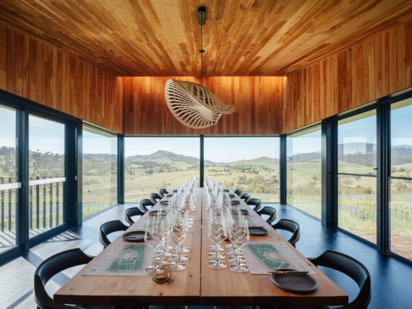 Stargazer Wines' new tasting room offers a stunning setting for enjoying their acclaimed wines amidst vineyard views.
