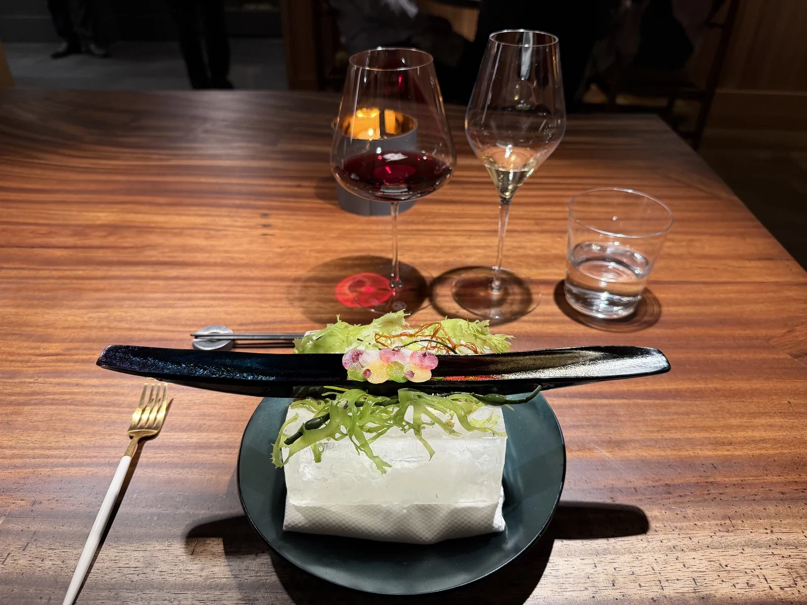 Stone Edge Farm autumn squash course during the November 2025 Enclos dinner