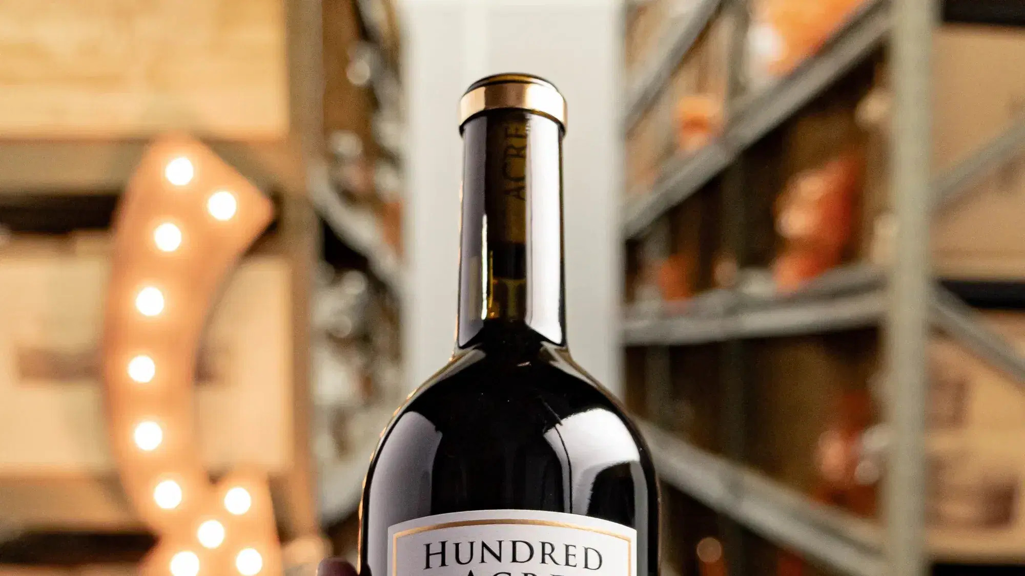 Tasting at the Exclusive Hundred Acre Wine Winery