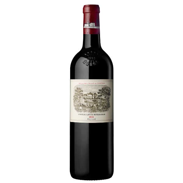 Château Lafite Rothschild 2015, a key player in the fine wine market recovery.