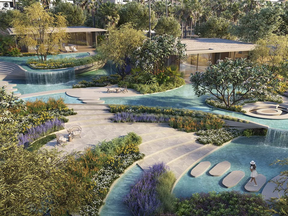 Four Seasons Resort AMAALA Triple Bay: Lush landscapes, cascading pools, and serene wellness-led design.