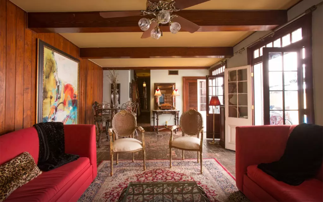 The Channels That Actually Get You In, with bright French doors opening outward.