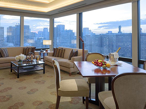 The Peninsula Tokyo offers stunning cityscape views from its high-floor luxury suites.
