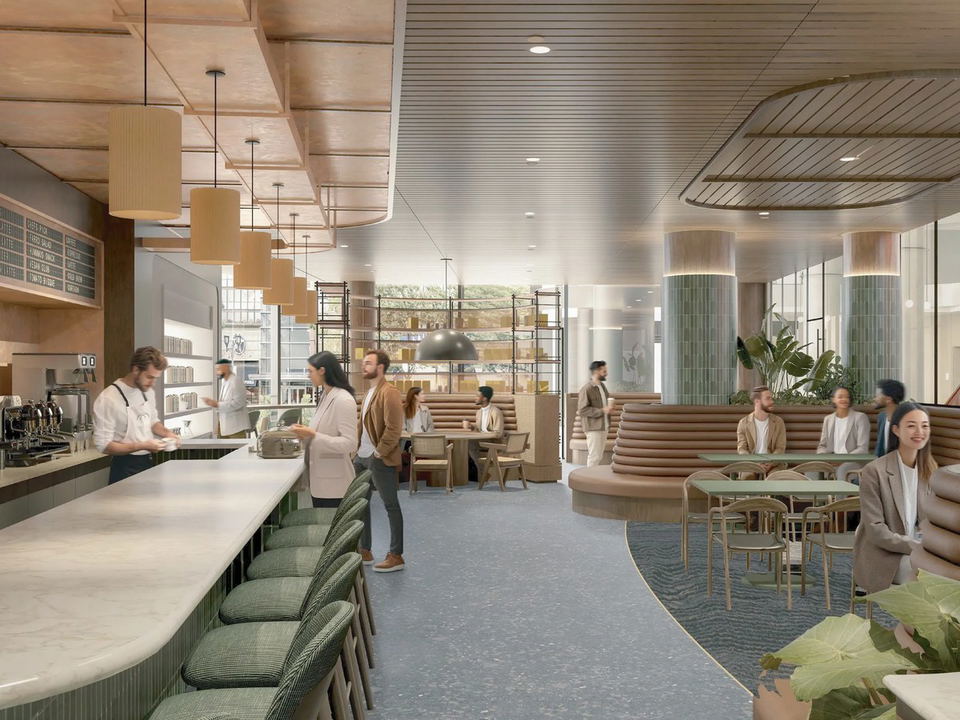 Constellation's bright, modern all-day cafe and market in National Landing.