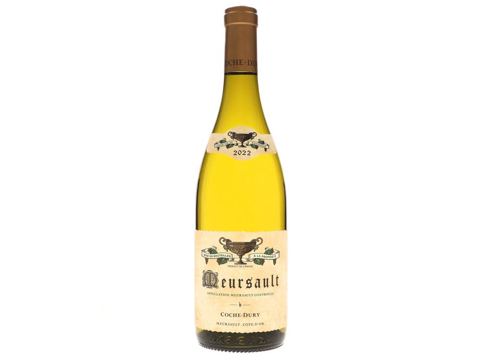 A bottle of Coche-Dury's Meursault