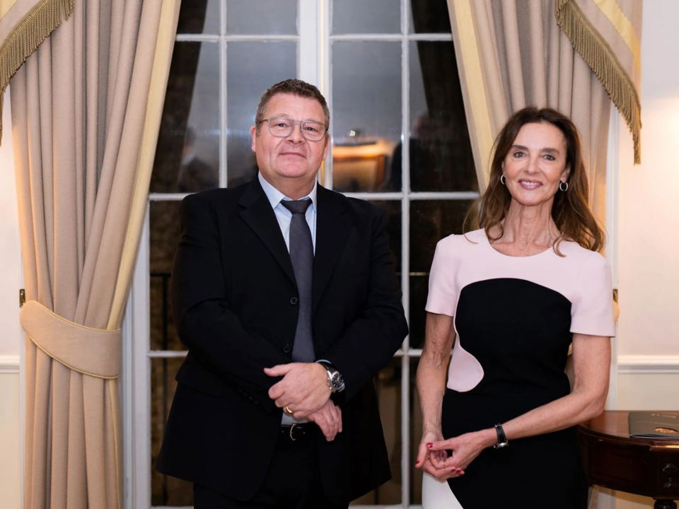 Bertrand de Villaine and Perrine Fenal, co-directors of Domaine de la Romanée-Conti (via Wine Lister)