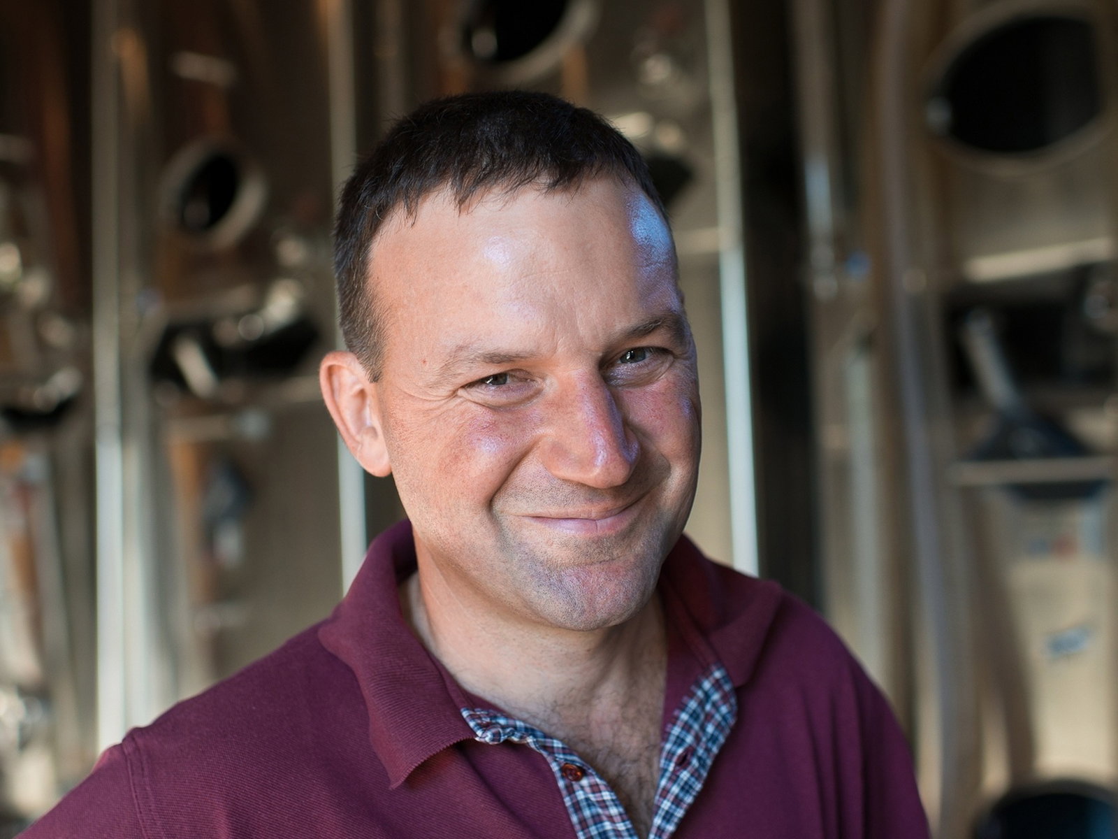 Olivier Lamy of Domaine Hubert Lamy in Saint-Aubin (© Michel Joly, via Becky Wasserman & Co.)