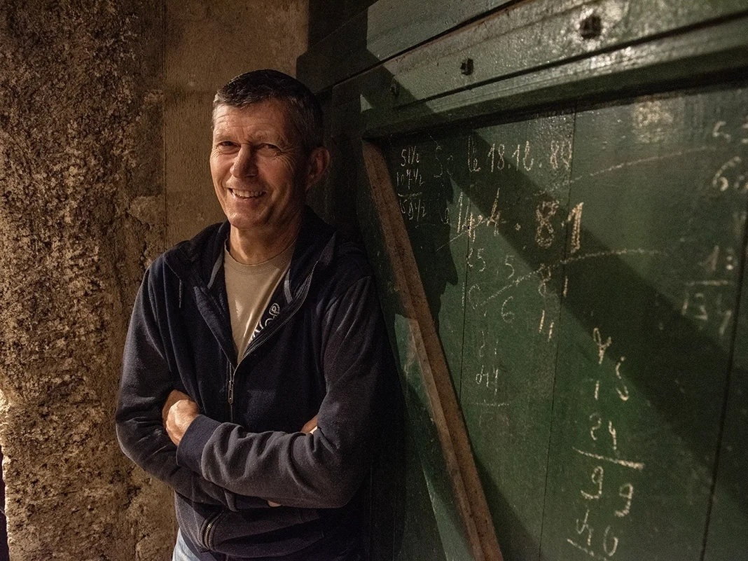 Christophe Roumier, who has led Domaine Georges Roumier since 1990 (photograph by Jon Wyand, via The World of Fine Wine)
