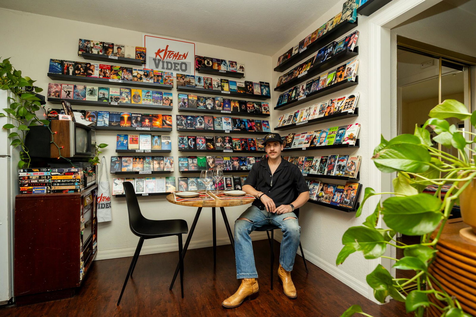 VIDEO: METEORA | Los Angeles, California, showcases walls completely lined with classic movie cases.
