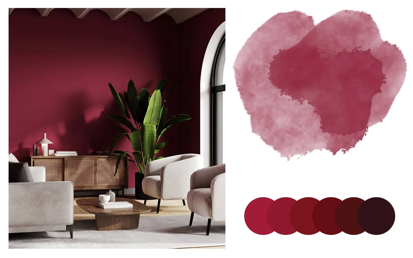 What’s Next for Next Generation Burgundy, with its striking deep red walls creating a sophisticated ambiance.
