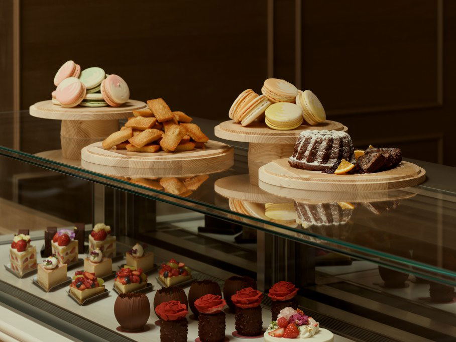 Janu Patisserie offers an elegant array of pastries, from delicate macarons to intricate fruit tarts.