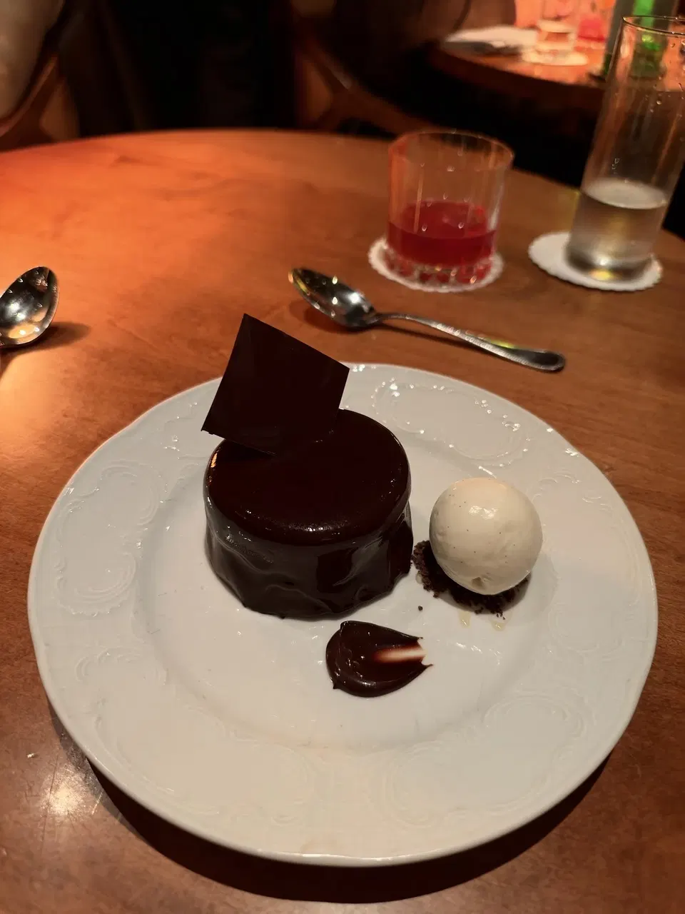Chocolate tiramisu cake at Sartiano’s