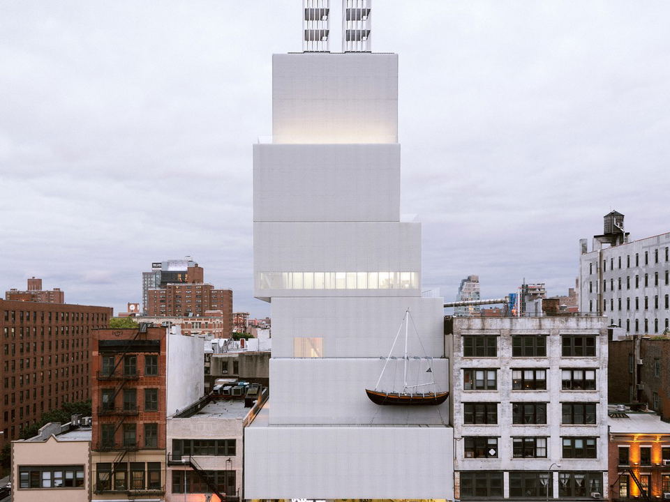 The New Museum on the Bowery stands out during New York Design Weekend.
