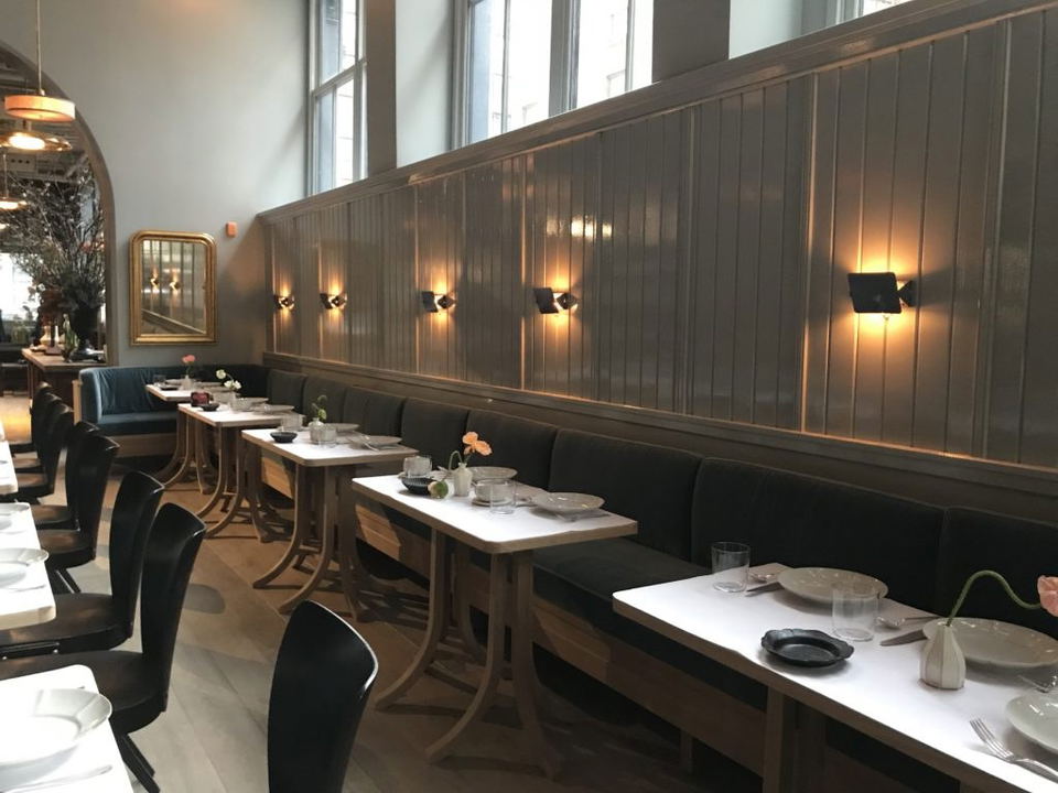 Roman and Williams Guild NY: A serene dining space, perfect for a New York Design Weekend stop.