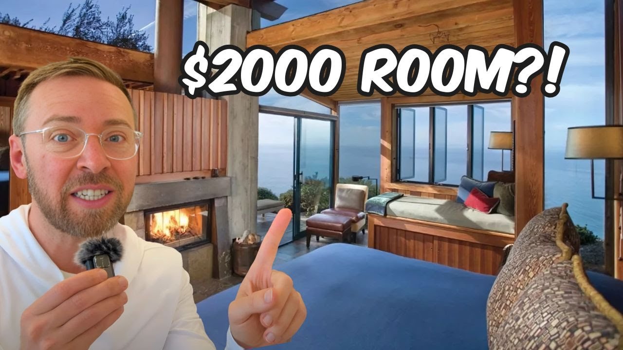 VIDEO: Post Ranch Inn, with floor-to-ceiling windows offering breathtaking views of the sea.