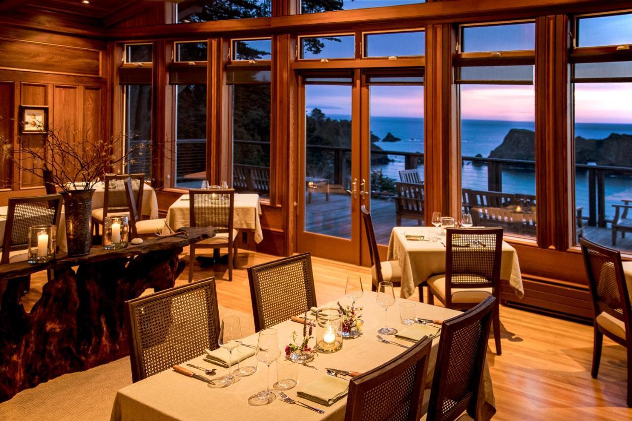 9. Harbor House, Elk, features a tranquil setting with soft evening light over the ocean.