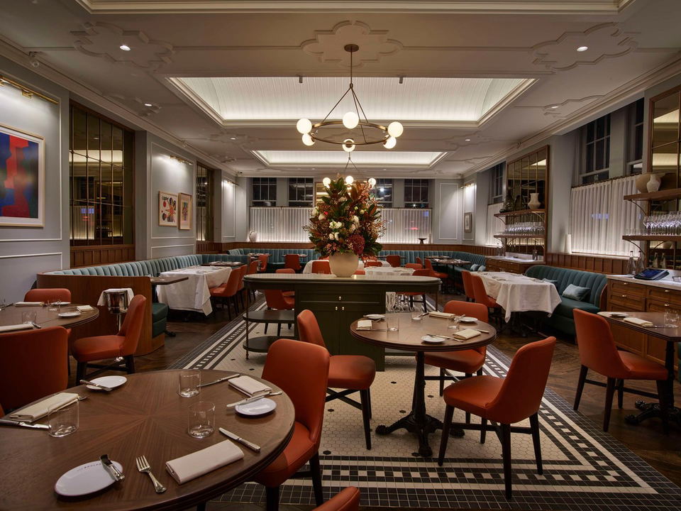 Cafe Boulud offers a warm French-American atmosphere, perfect for anniversary restaurants nyc.