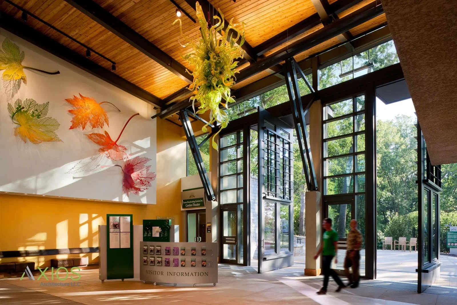 Inside the Booker visitor center