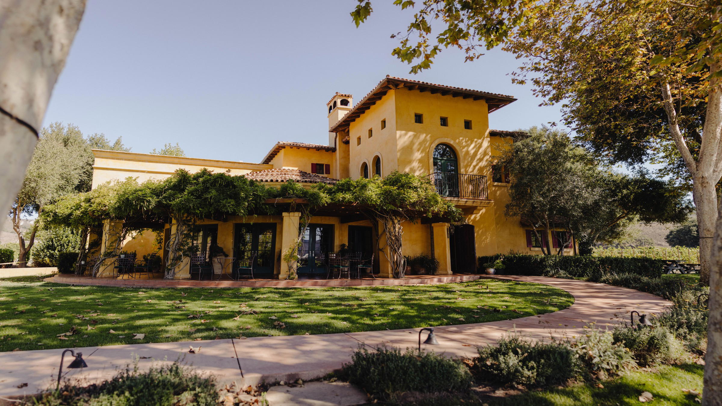 Wine Tasting at Melville Winery near Santa Barbara, California