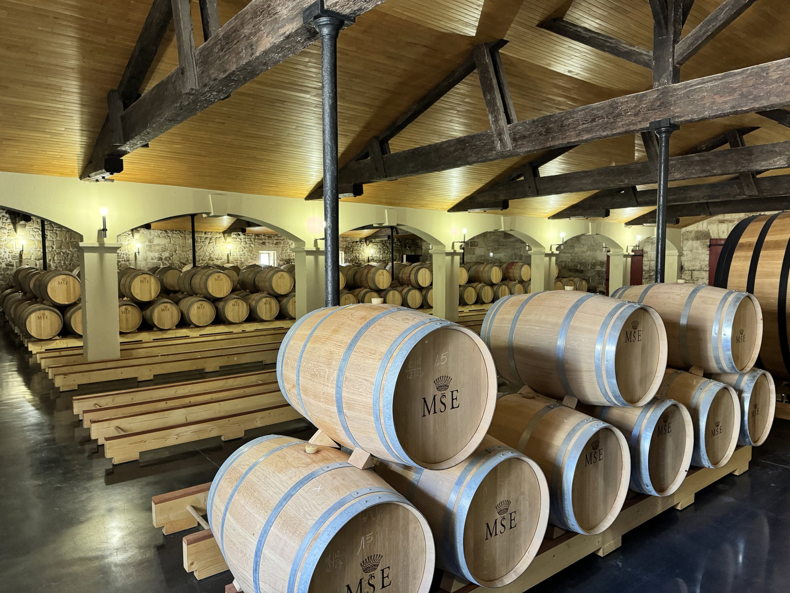 a barrel room