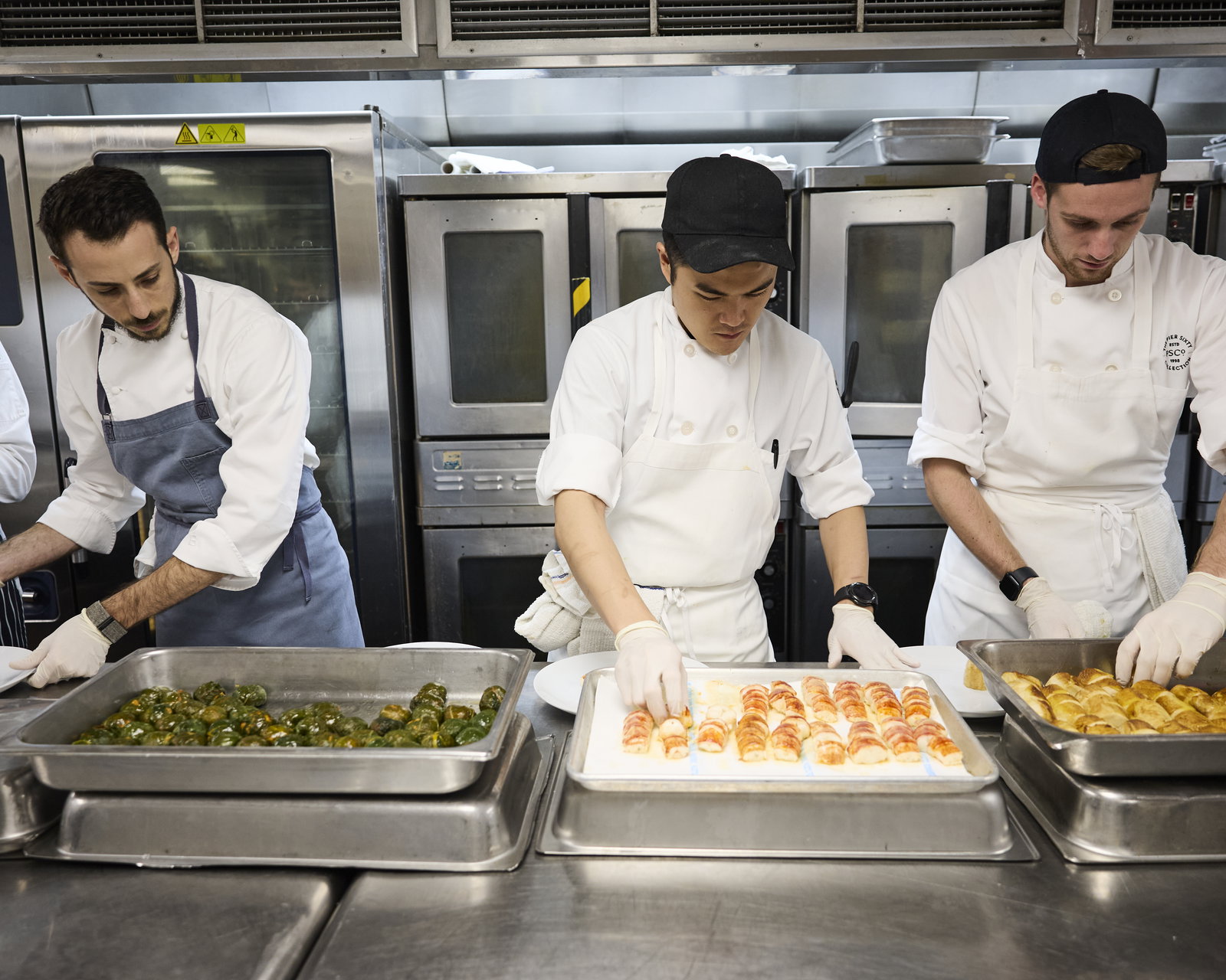 Chef's prepare the next course at the gala dinner at La Fete 2024. Photo courtesy of @jamescfrench
