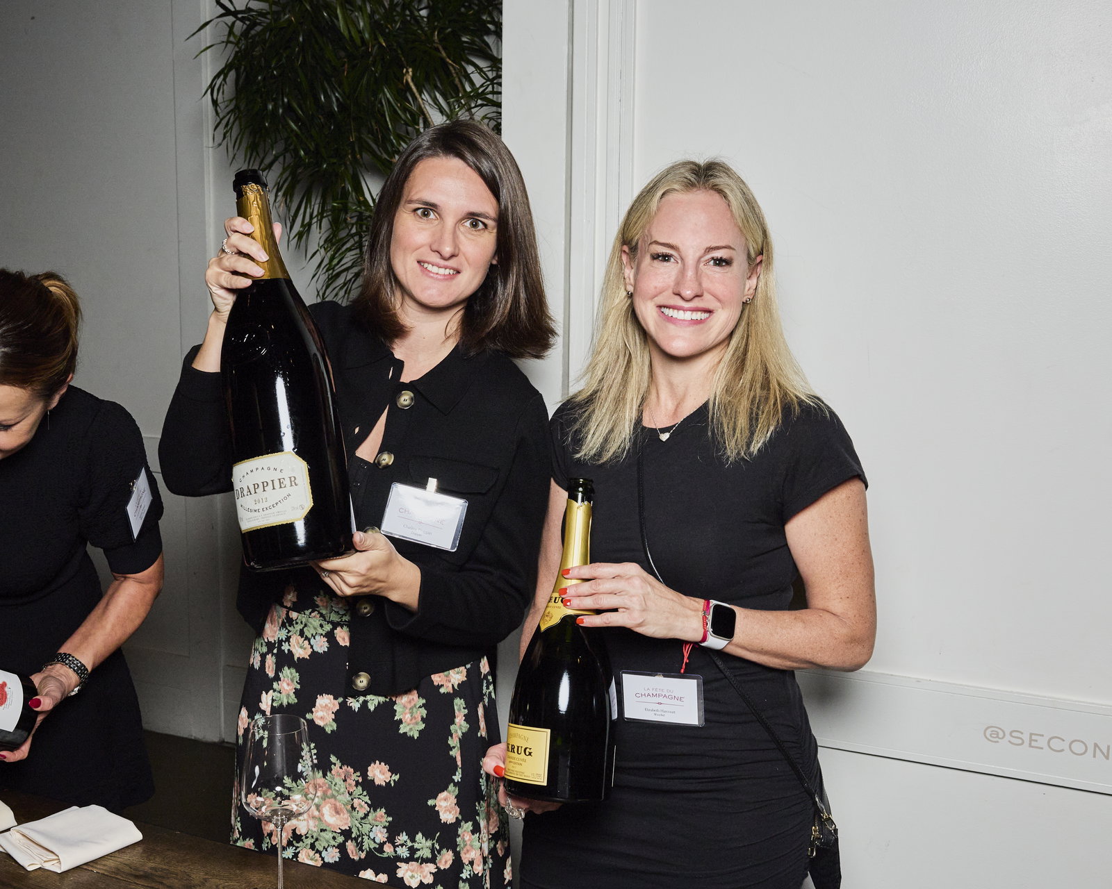Magnums of Grappier and Krug at Apero of La Fete 2024. Photo courtesy of @jamescfrench