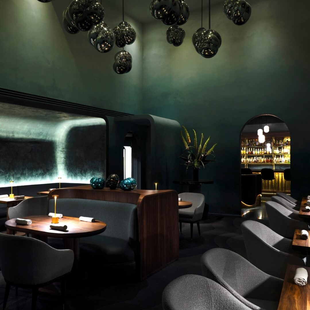 The dining room at Providence