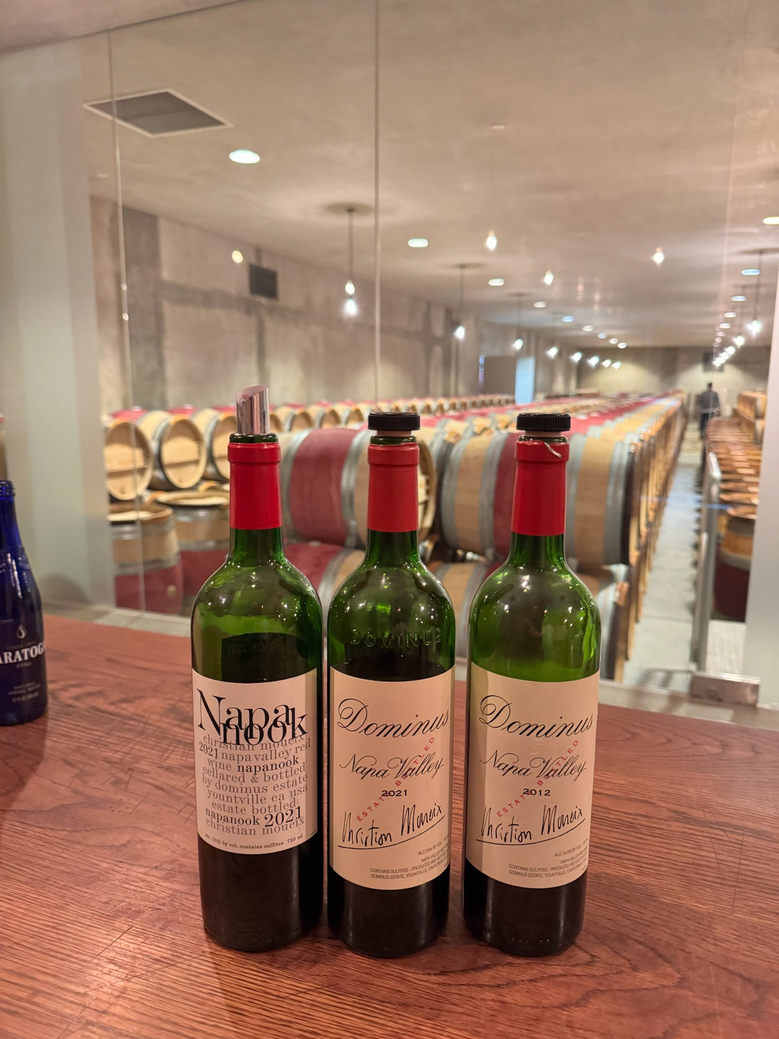 The wines at Dominus Estate