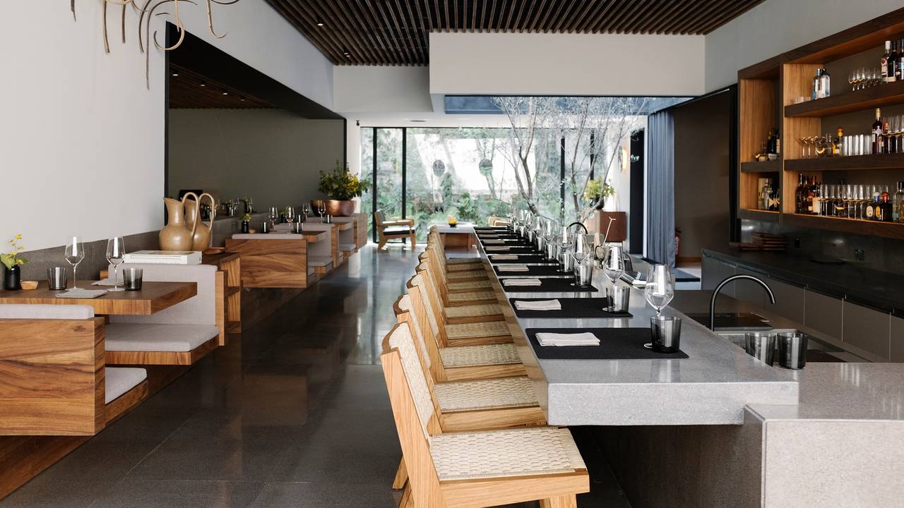 The dining room at Pujol