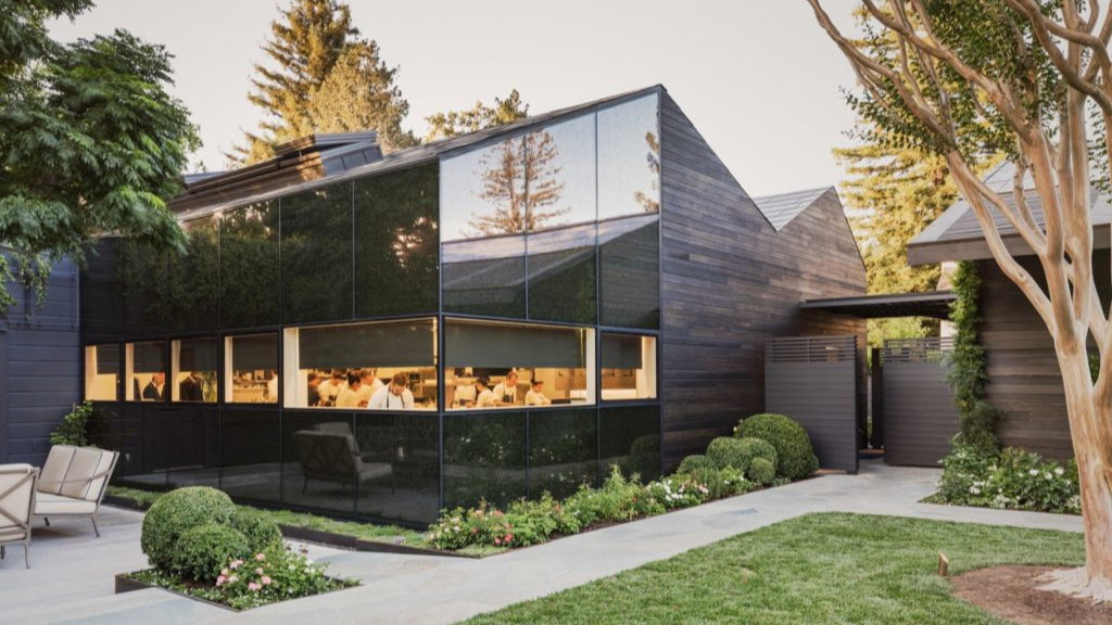 The exterior of the new and modern The French Laundry