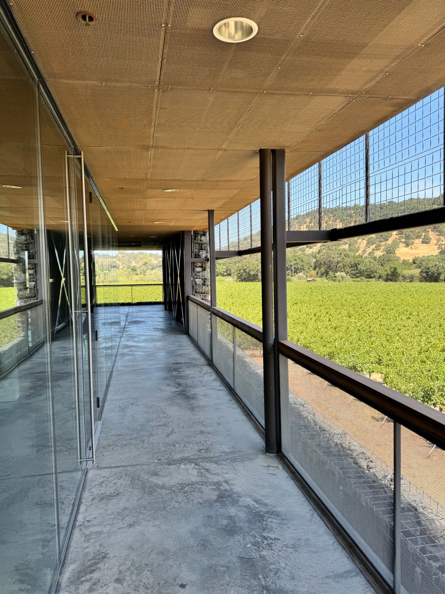 Reflective windows at the estate