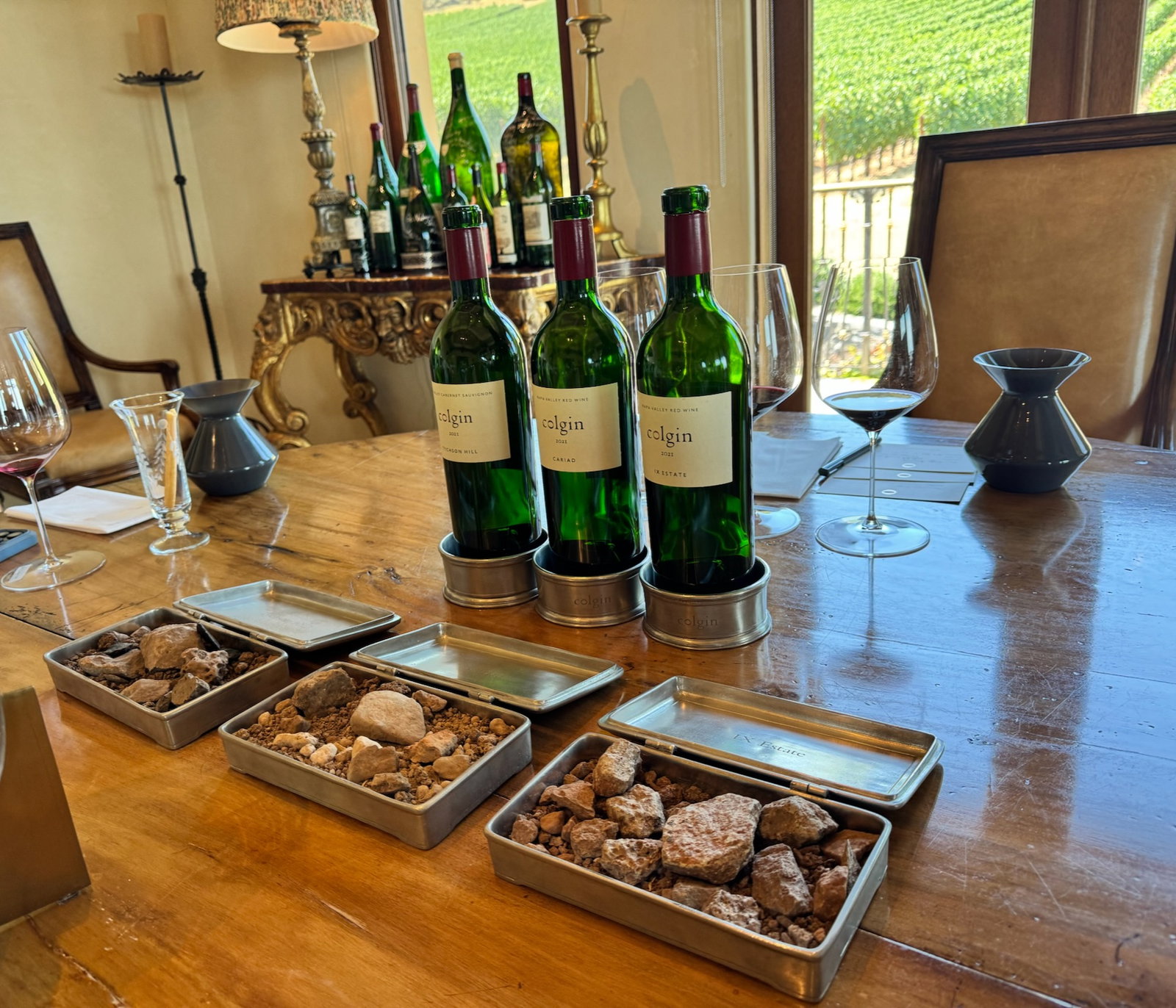 The Three Wines of Colgin and their Vineyard Soils