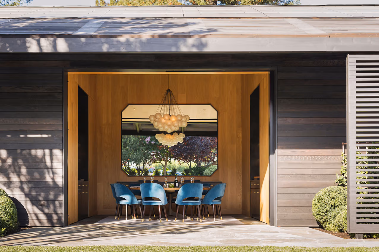 The newly designed garden at The French Laundry