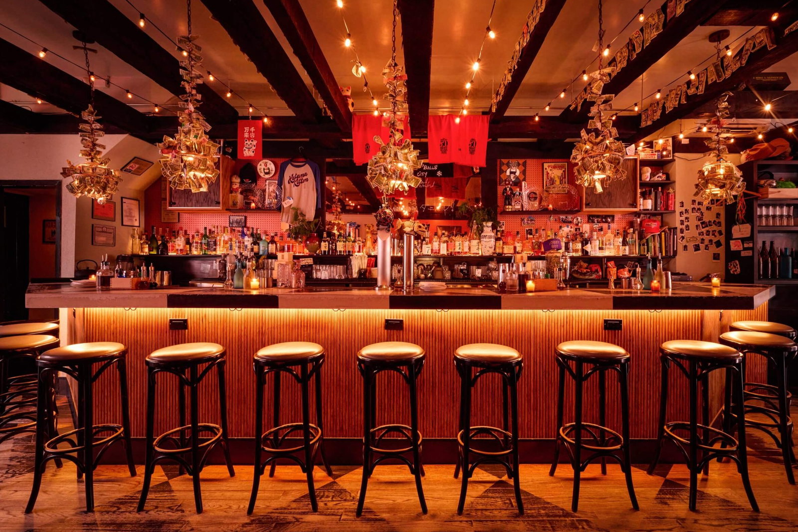 The bar at Katana Kitten