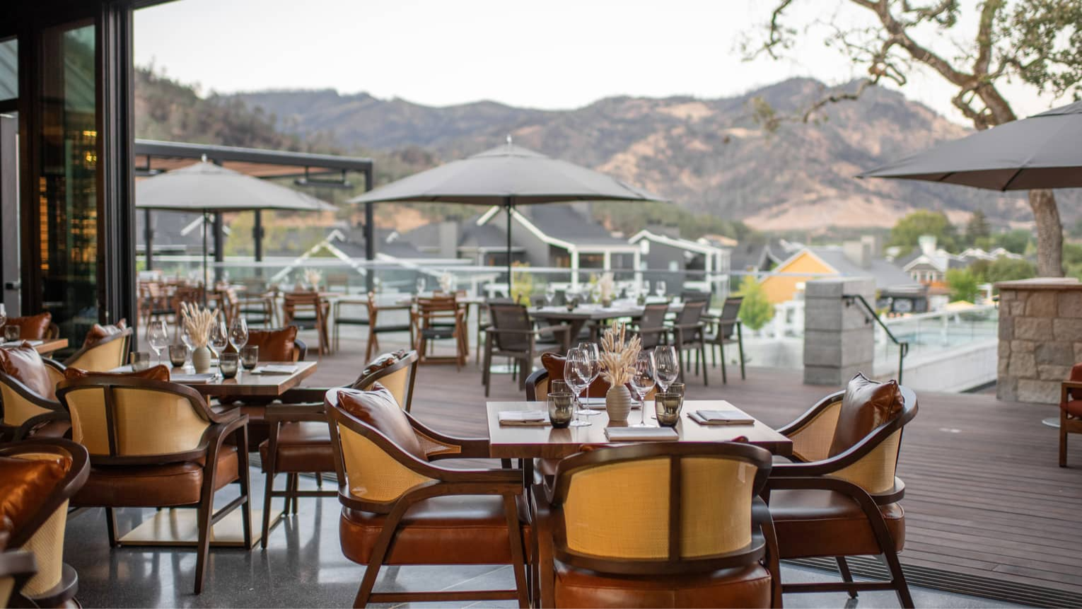 Nature meets elegance at the dining room at Auro