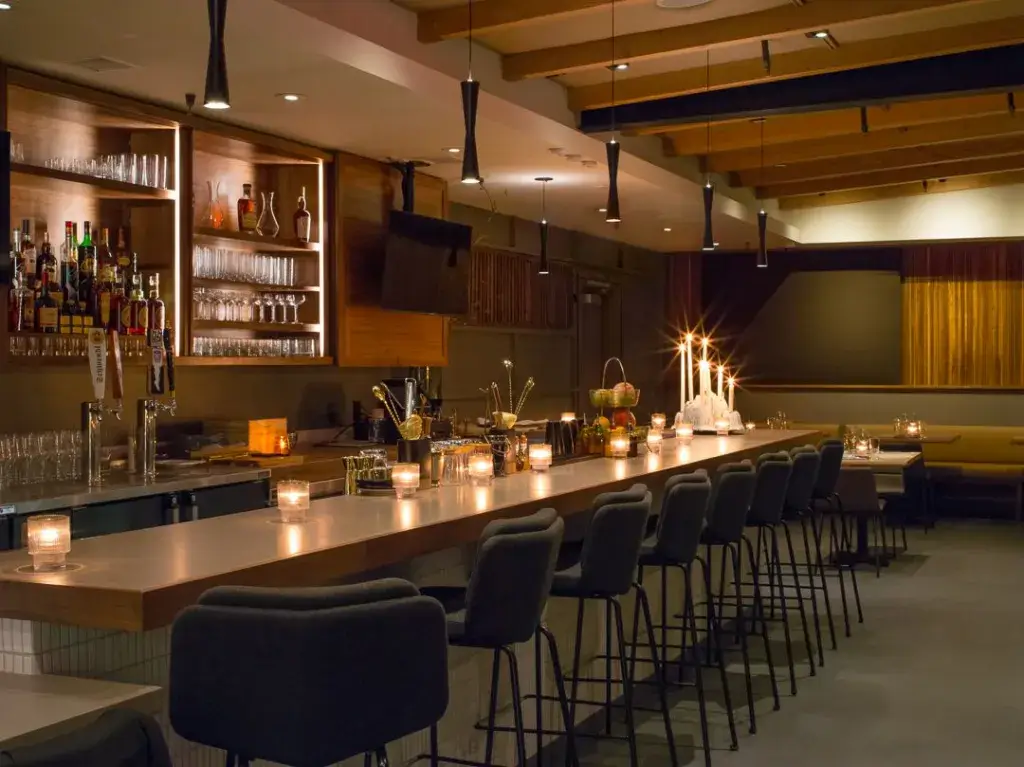 The interior of Wine House Kitchen + Bar