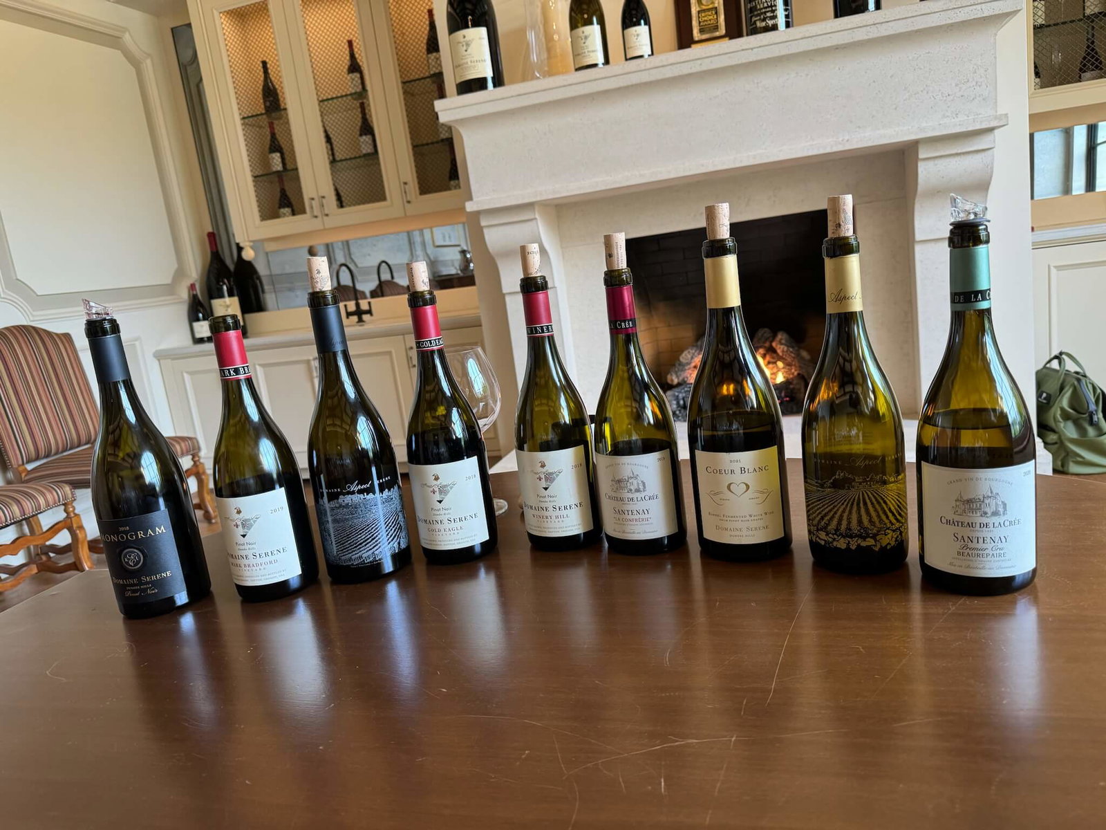A selection of Domaine Serene's best wines