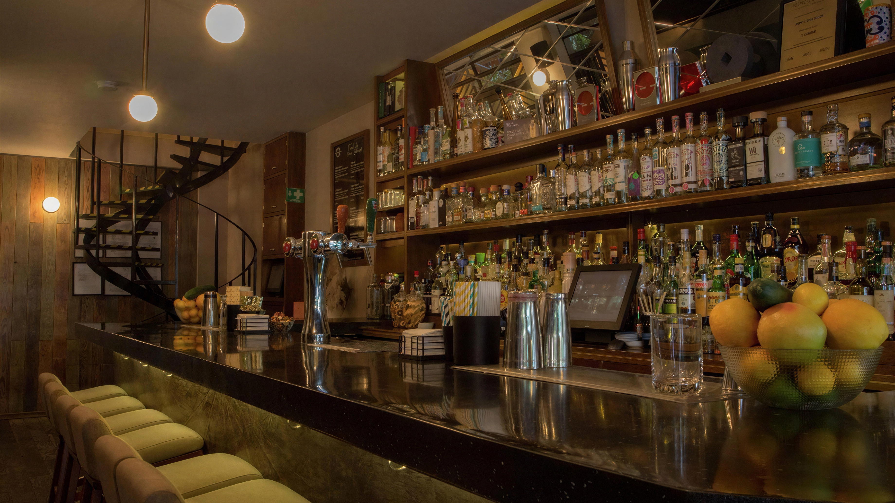 Drinking cocktails at Licoreria Limantour bar in Mexico City