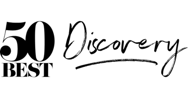 The logo for the World 50 Best