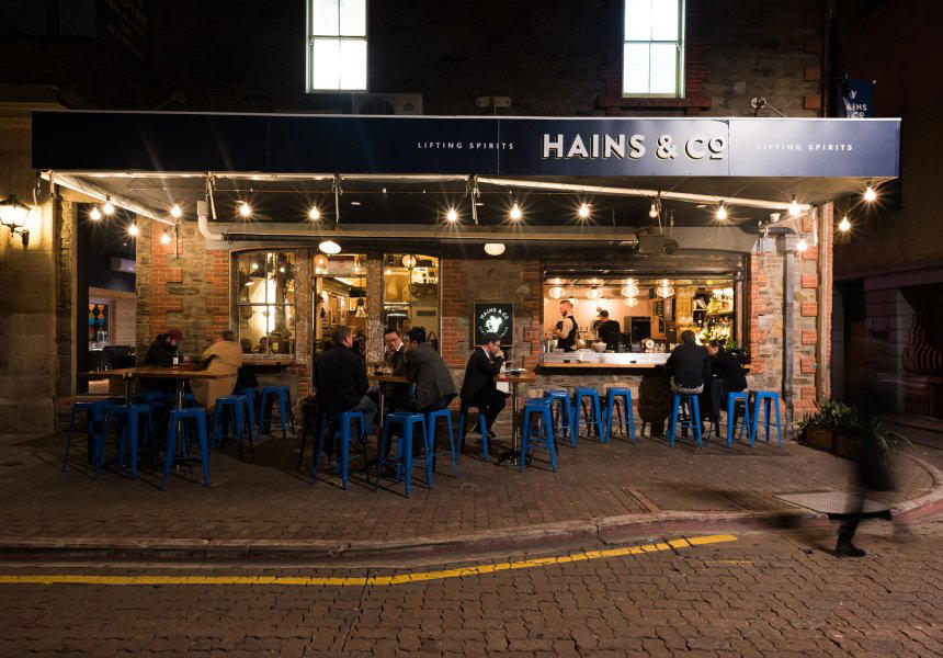 Hains & Co bar in Adelaide