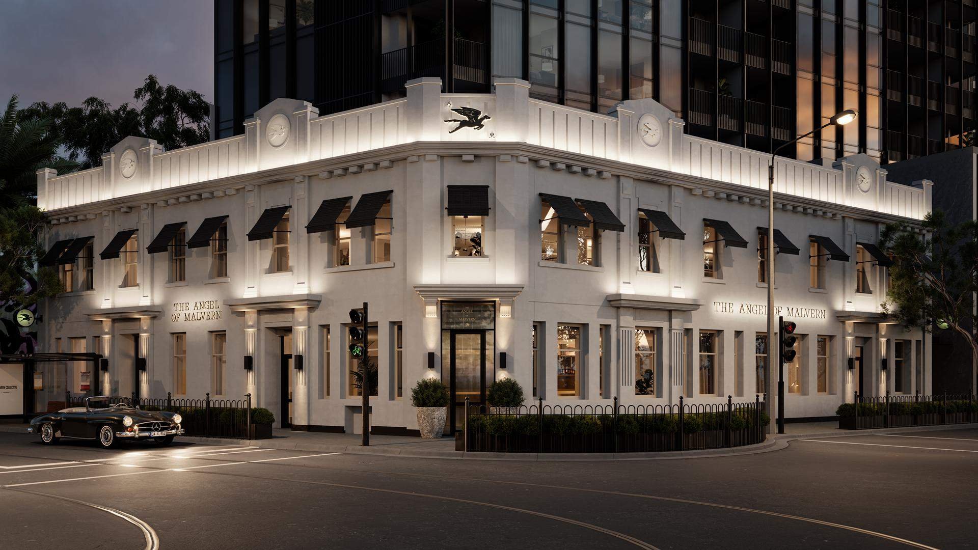 The Angel of Malvern bar in Malvern, Australia